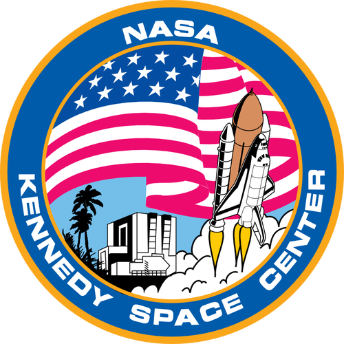 Kennedy Space Center embleembeeld vector
